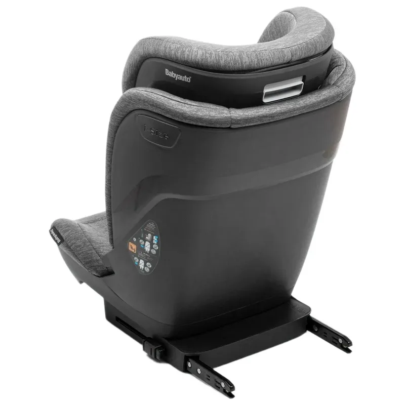 Capax Autostoel i-Size - Met Isofix - 15 tot 36 kg - 4 tot 12 Jaar - Verstelbare hoofdsteun - Groep 2/3 - Kleur fra BabyAuto i Grå – produktbillede 4 af 6