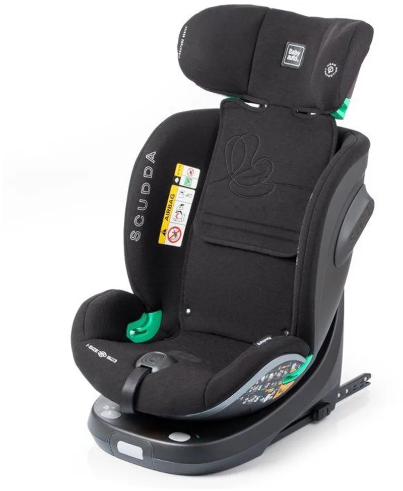 SCUDDA – Autostoel groep 0/1/2/3 – 360° draaibaar – ISOFIX de BabyAuto en Anthracite – photo produit