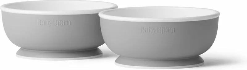 Baby kommetje duopak by BabyBjörn in Grey – product photo
