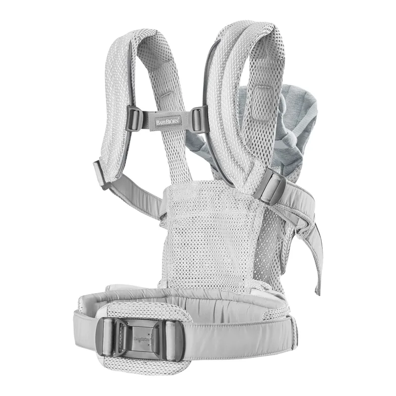 Babytrage Harmony 3D Mesh von BabyBjörn in Silber, 29 × 2 × 58 mm – Produktfoto 2 von 3