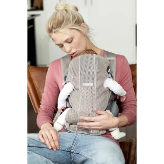 Babytrage Mini 3D Mesh von BabyBjörn in Natur – Produktfoto 3 von 3