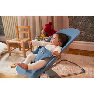 Babywippe Bliss gewebt by BabyBjörn in Blue – product photo 3 of 3