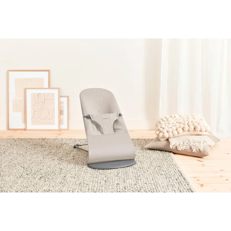 Babywippe Bouncer Bliss 3D Jersey by BabyBjörn in Grey – product photo 3 of 3