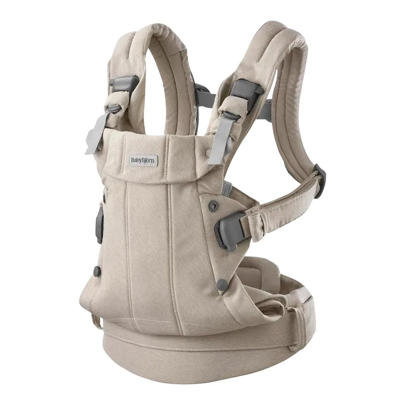 Bundle Babywippe Bliss gewebt & Babytrage Harmony von BabyBjörn in Beige – Produktfoto 2 von 2