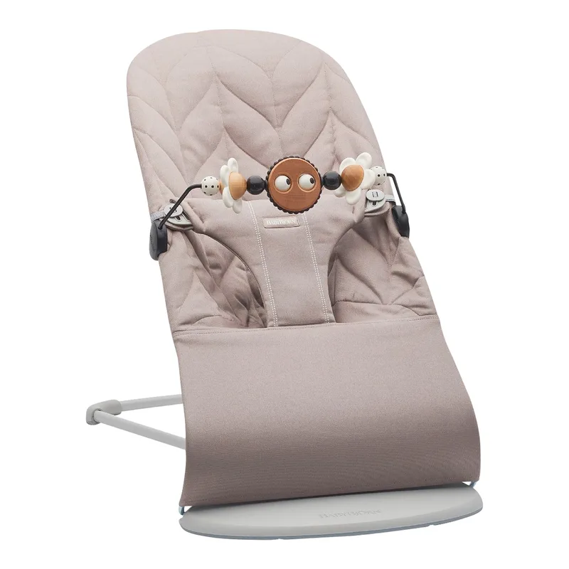 Bundle Babywippe Bliss gewebt inklusive Spielbogen by BabyBjörn in Grey, 925 × 400 × 120 mm – product photo