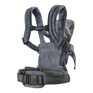 Draagzak Harmony - 3D Mesh - Antraciet - Buikdrager - Rugdrager – Ergonomisch – Zachte details von BabyBjörn in 3D Mesh – Antraciet – Produktfoto 2 von 3