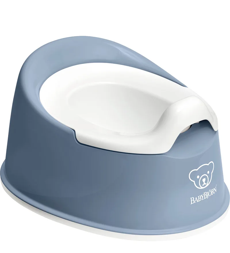 Potje - Blauw/Wit från BabyBjörn – produktbild