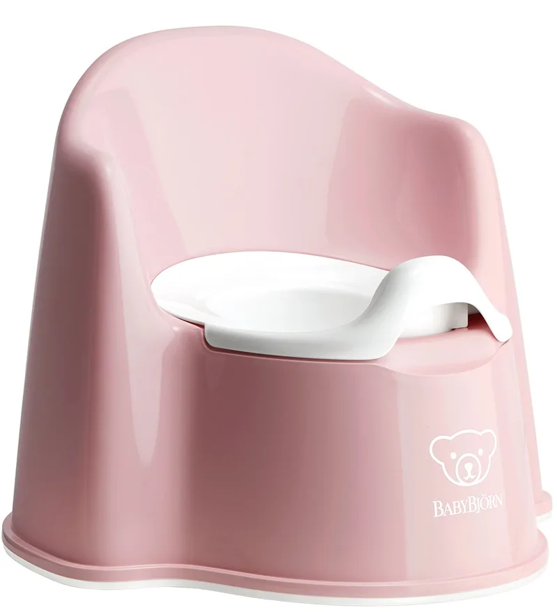 Potje - Roze/Wit van BabyBjörn – productfoto