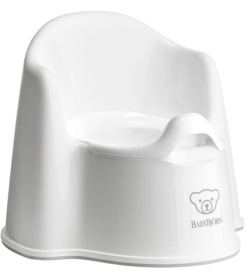 Potje - Wit/Grijs van BabyBjörn – productfoto