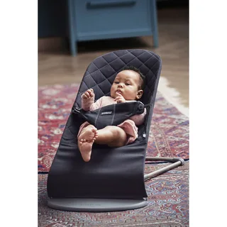 Wipstoel Bliss - Geweven klassiek quilt - Zwart - Ergonomisch - Verstelbaar - Inklapbaar von BabyBjörn in Geweven klassiek quilt – Zwart – Produktfoto 3 von 3