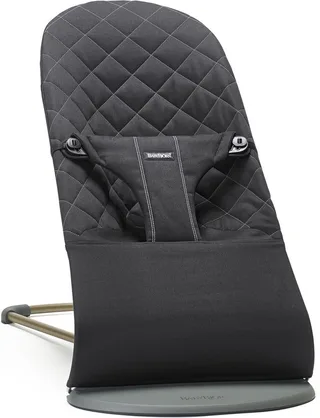 Wipstoel Bliss - Geweven klassiek quilt - Zwart - Ergonomisch - Verstelbaar - Inklapbaar von BabyBjörn in Geweven klassiek quilt – Zwart – Produktfoto 1 von 3