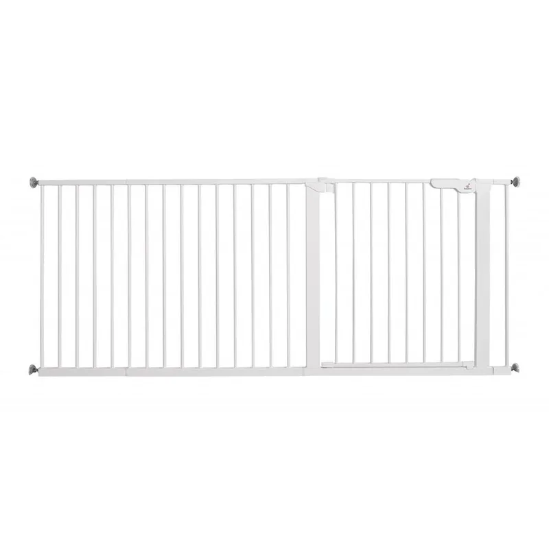 Deur-/traphekje Asta Extra Wide 183cm - Wit | Klemsysteem (niet boren) de BabyDan – photo produit