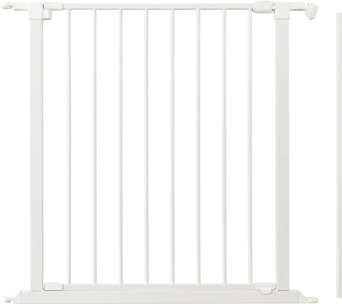 Flex Traphekje - Overloop - 2 x deur - 210 - 218 cm - Schroefbevestiging by BabyDan in White – product photo