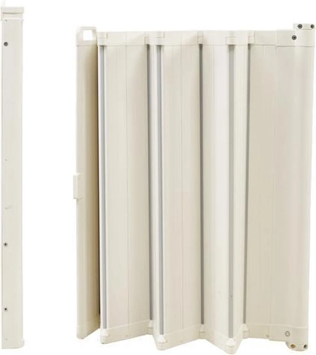 Guard Me Traphekje - 55 - 92 cm - Schroefbevestiging - Harmonica - Wit by BabyDan in Cream – product photo
