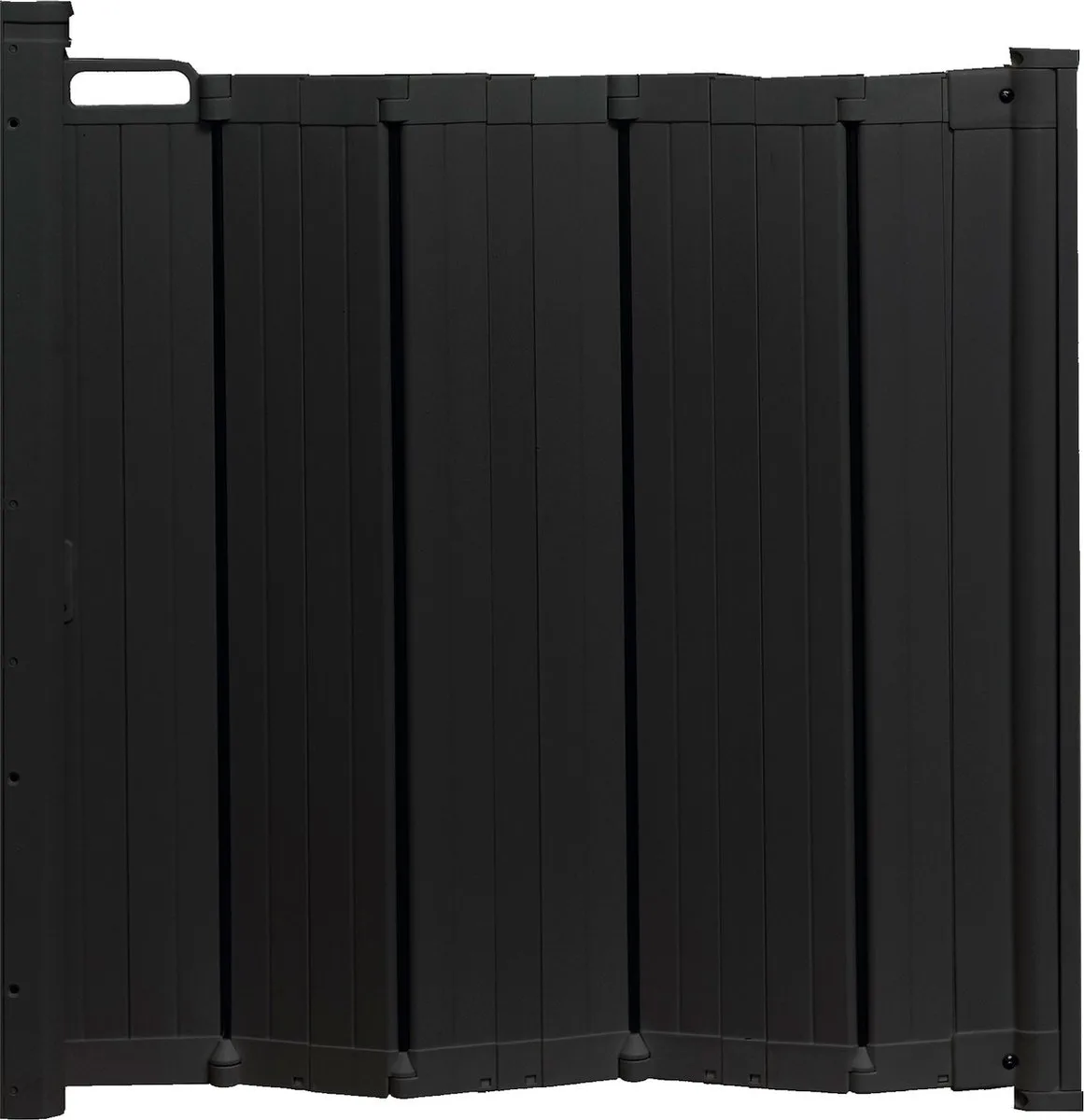 Guard Me Traphekje - 55 - 95 cm - Harmonica - Schroefbevestiging by BabyDan in Black – product photo