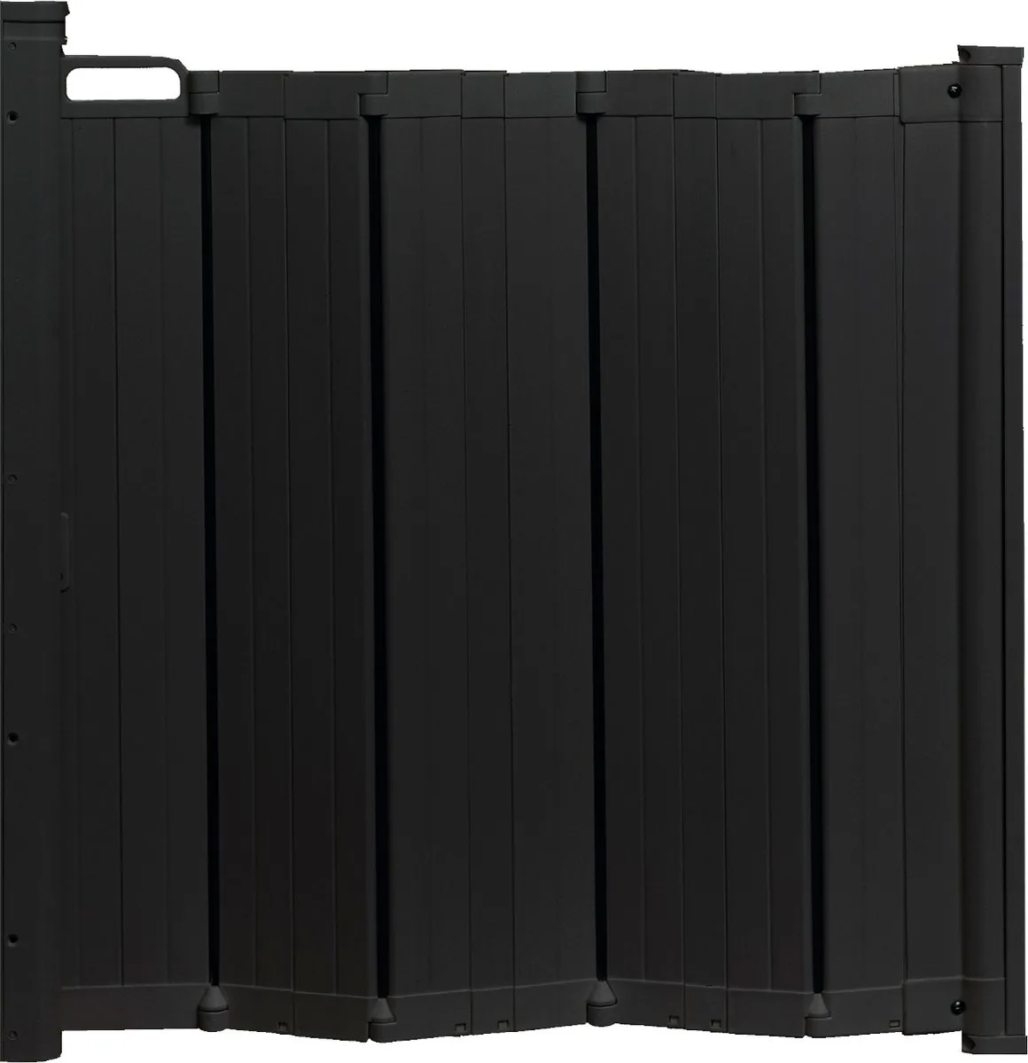 Guard Me - Traphekje - Harmonica - 64.5 tot 89 cm - Schroefbevestiging - Zwart van BabyDan in Zwart Black – productfoto