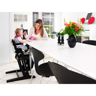 mee-groei-kinderstoel met voorbeugel in by BabyDan in Black – product photo 2 of 2