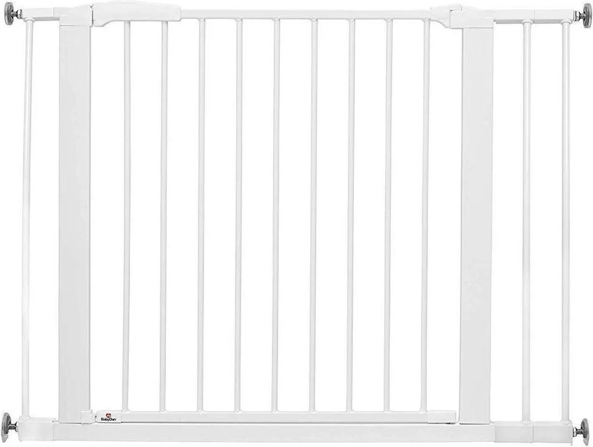 Perfect Close Traphekje Zonder Boren - 77,3 - 103,6 cm - Klembevestiging van BabyDan in Wit – productfoto