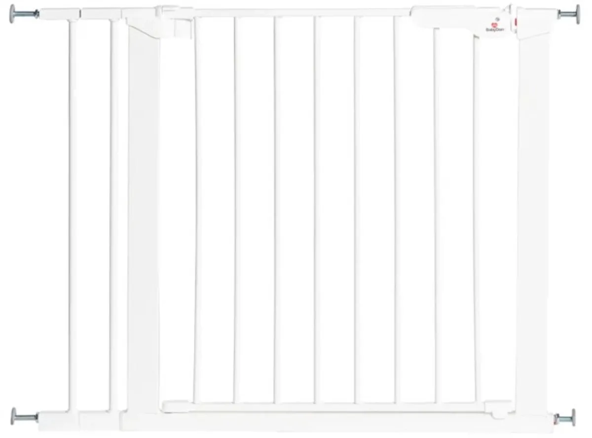 Premier Traphekje Zonder Boren - 73,5 - 93,3 cm - Klembevestiging van BabyDan in Wit – productfoto