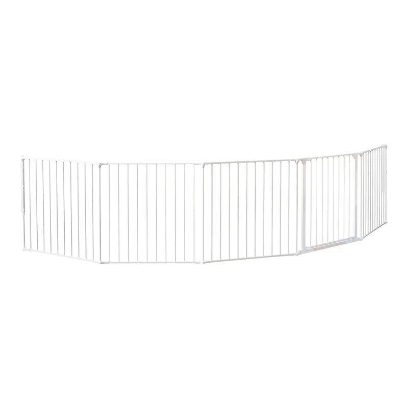 Schutzgitter Flex XXL 90-360 cm de BabyDan en Blanc, 70,5 mm – photo produit