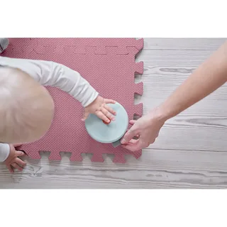 Speelkleed - Speelmat - Puzzelmat Foam by BabyDan in Pink – product photo 2 of 4