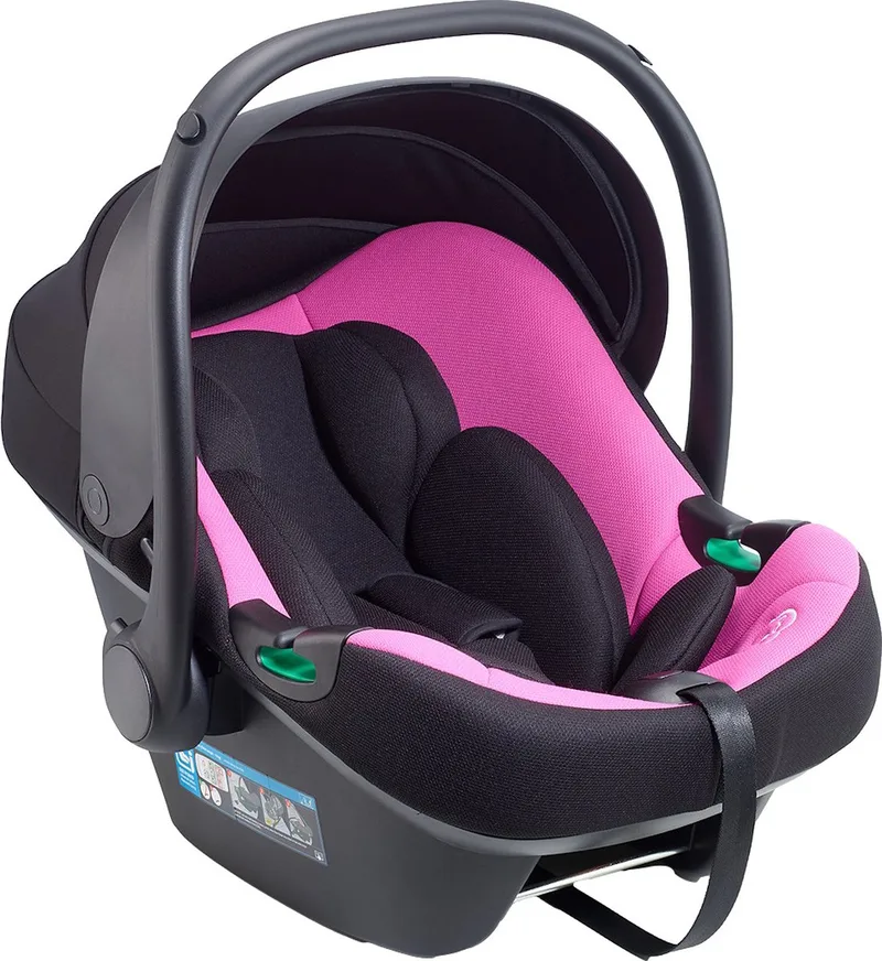 iTravel XP i-Size - Autostoel voor kinderen van 40-87cm - Roze de babyGO en Noir, Rose – photo produit