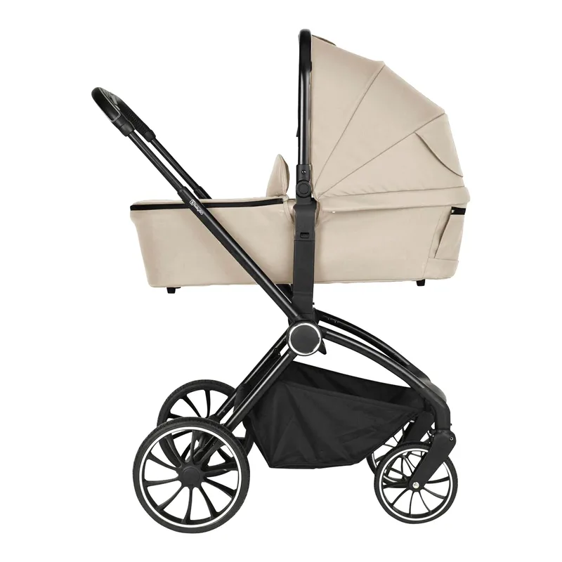 Kombikinderwagen Harmony Trio-Set inkl. Babyschale iTravel XP van babyGO in Beige, 82 × 59 × 97 mm – productfoto