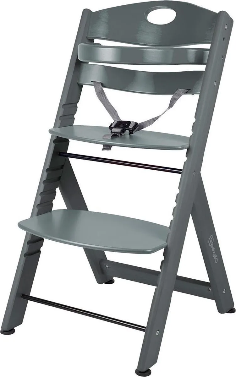 Meegroei kinderstoel Family XL van babyGO in Grijs – productfoto
