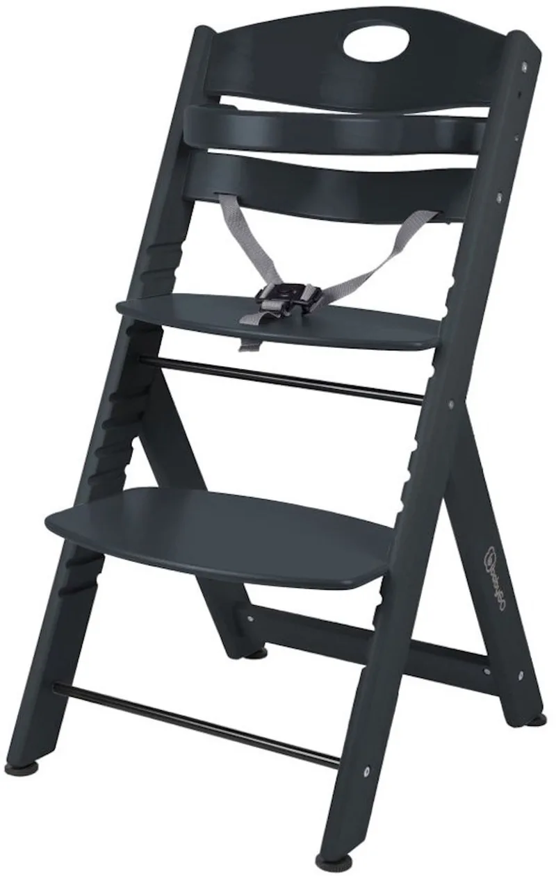 Meegroei kinderstoel Family XL van babyGO in Zwart – productfoto