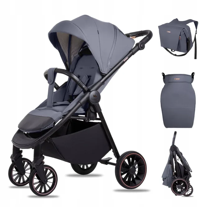 Buggy Kinderwagen ROMBO Reisbuggy met Ligfunctie, Kleur: