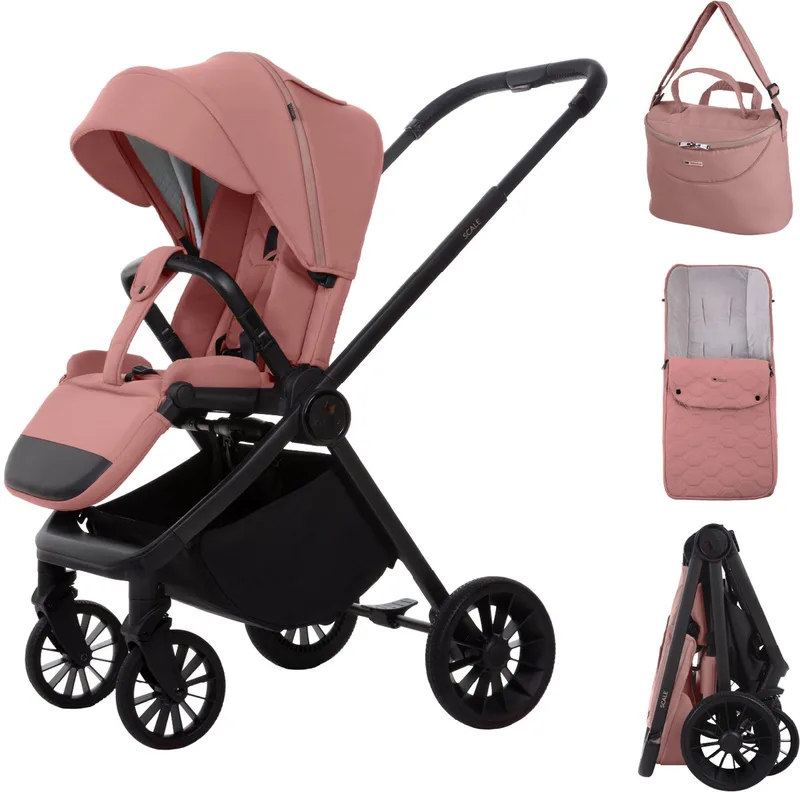 Buggy Kinderwagen SCALE Reisbuggy met Ligfunctie, Kleur: by Babylux in Eosin – product photo