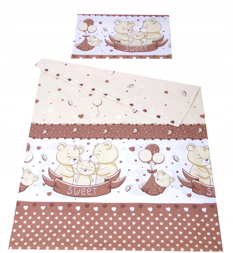 Kinderbedikant dekbedovertrek 100x135cm 2-delig Katoen by Babylux in Multicolour – product photo