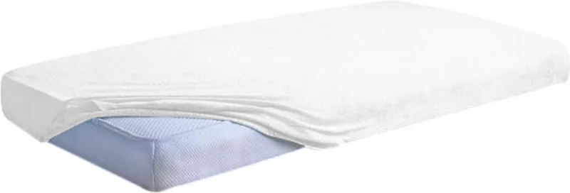 Classic Badstof 70x140 cm Juniormatras Hoeslaken TB0291_01 van Babymatex in Wit – productfoto
