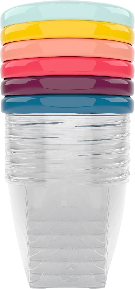 Babybowls 8.45oz Kom 0,25 l Multi kleuren van Babymoov in Transparant – productfoto