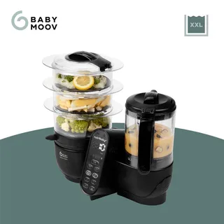 Babynahrungszubereiter und Sterilisator Nutribaby Plus XL de Babymoov en 39,5 × 25 × 36,5 mm – photo produit 2 sur 4