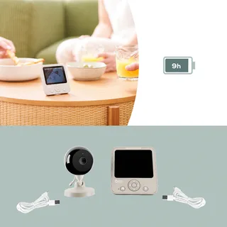 Babyphone mit Kamera YOO START by Babymoov in Beige, 22 × 7 × 10 mm – product photo 1 of 3