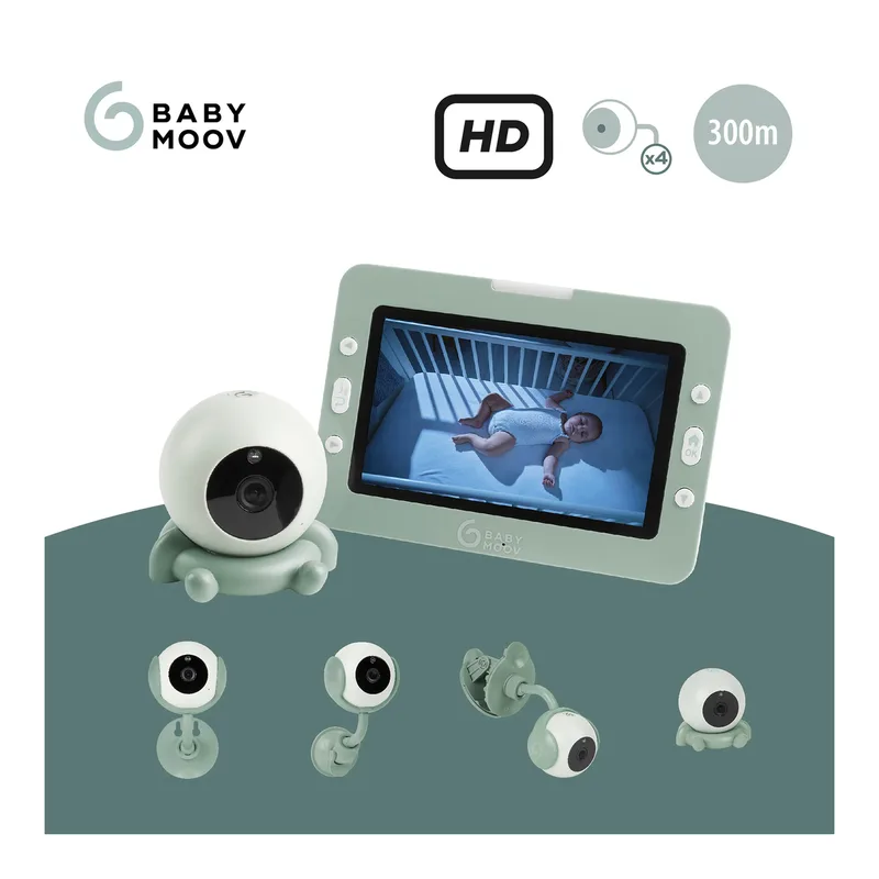Babyphone Yoo Go Plus HD von Babymoov in Grün – Produktfoto 1 von 3