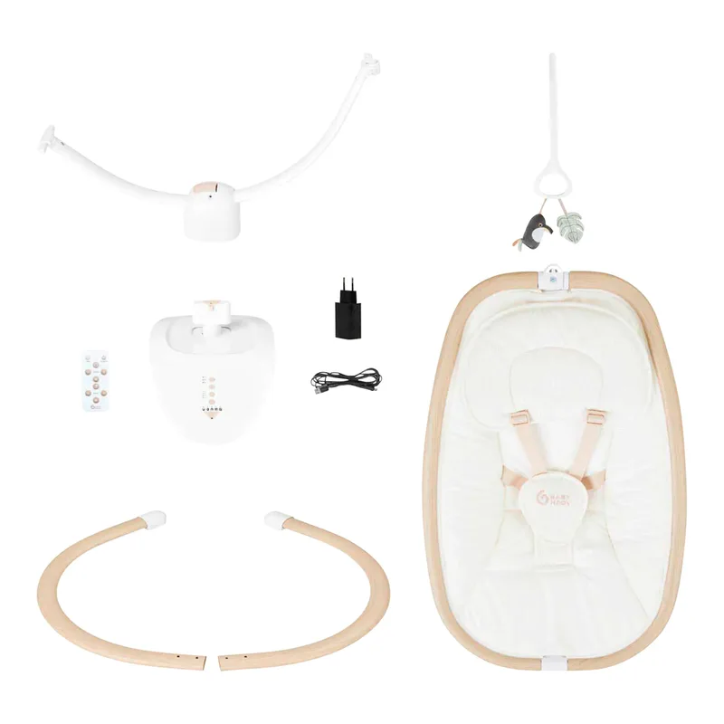 Babyschaukel Swoon Hoop 2.0 by Babymoov in Beige, 74 × 70,5 × 85 mm – product photo 1 of 2