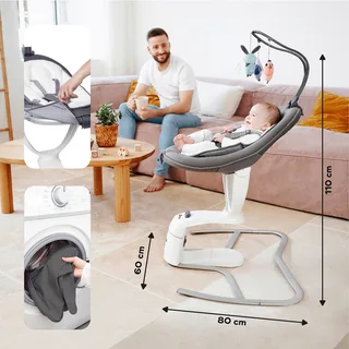 Babyschaukel Swoon Motion by Babymoov in White, 72 × 65 mm – product photo 2 of 3