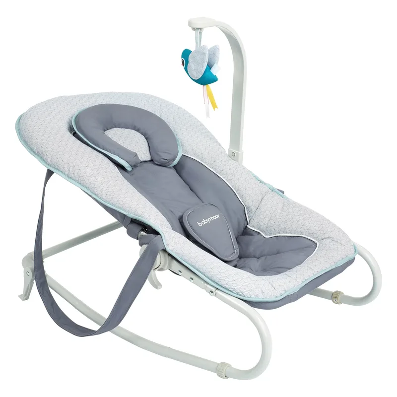 Babywippe Graphic von Babymoov in Weiß, 790 × 450 mm – Produktfoto 1 von 3