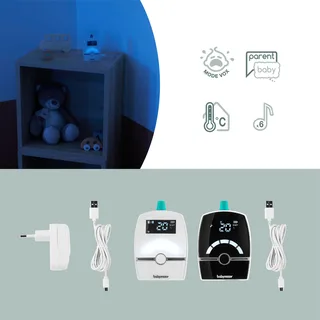 Digitales Babyphone Premium Care von Babymoov in Weiß, 61 × 60 mm – Produktfoto 2 von 3