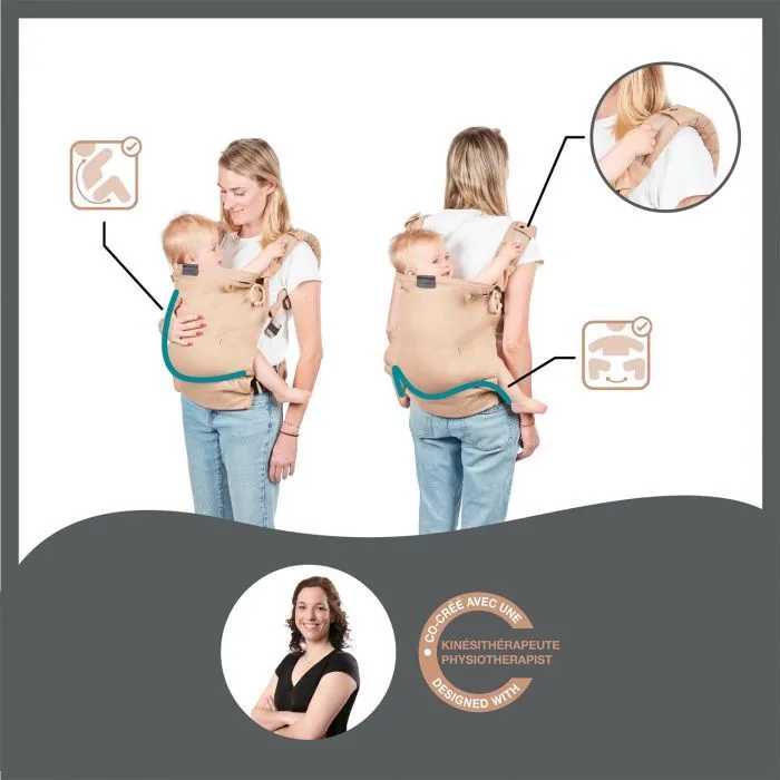 Draagzak Babymoov Evolutief Moov&Boost Beige Hazelnut by Babymoov – product photo 4 of 4