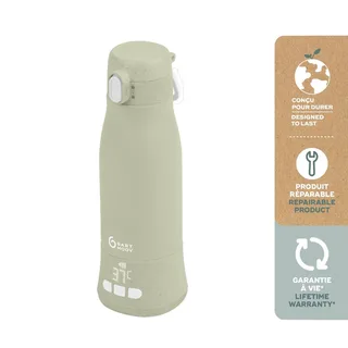 Flaschenwärmer Moov&Feed van Babymoov in Groen, 8 × 8 × 24 mm – productfoto 3 van 4