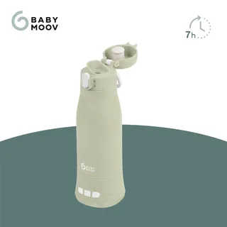 Flaschenwärmer Moov&Feed van Babymoov in Groen, 8 × 8 × 24 mm – productfoto 2 van 4