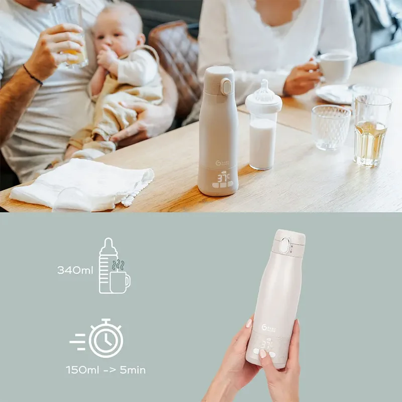 Moov & Feed Flessenwarmer - Sand by Babymoov in Beige – product photo 5 of 5