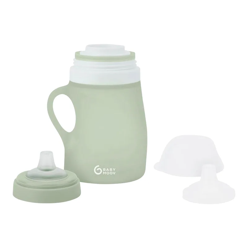 Trinkflasche aus Silikon 150 ml von Babymoov in 19 × 16,5 × 14 mm – Produktfoto