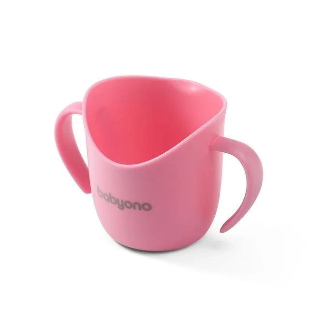 Drinkbeker Babyono Flow Ergonomisch Roze 12m+ van BabyOno – productfoto