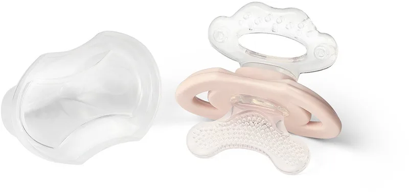 First Teeth 3m+ Verkoelend Silicone Bijtspeeltje fra BabyOno i Blå – produktbillede