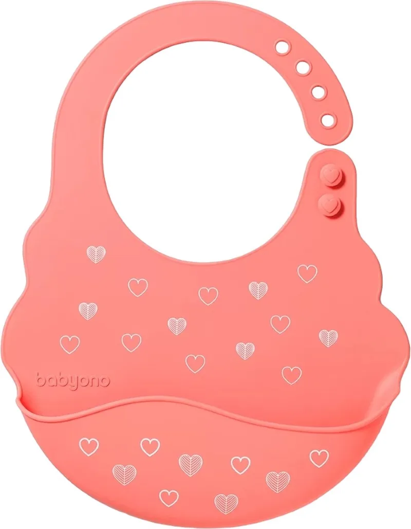 Hearts Silicone Slab 829/04 von BabyOno in Rosa – Produktfoto