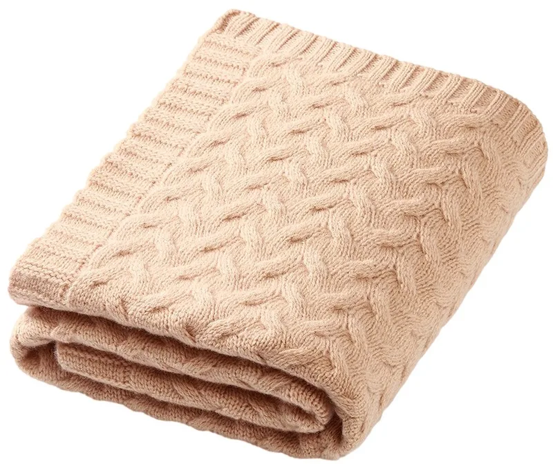 Merinowollen deken by BabyOno in Beige – product photo